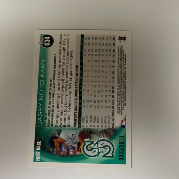 2010 Topps Baseball Gold Parallel cards and a Silk card - Picture 15 of 16